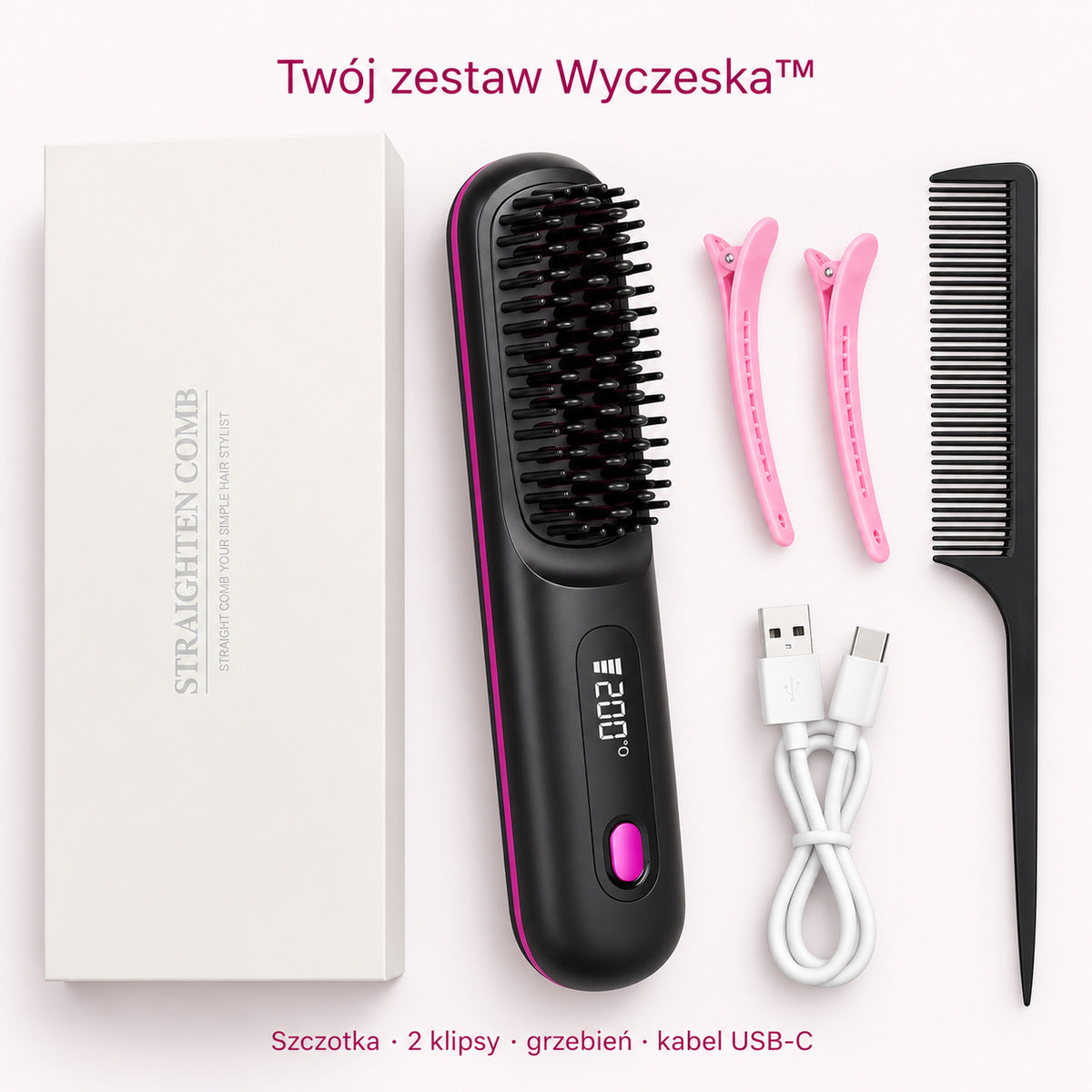 Wyczeska™ — Gładkie i lśniące włosy jednym ruchem szczotki, gdziekolwiek jesteś — grafika 6